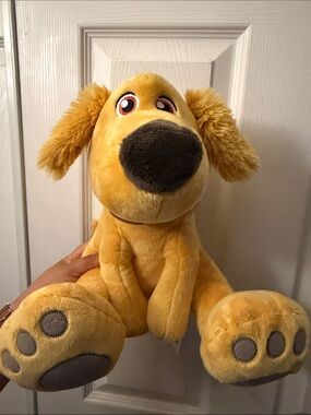 Plush Yellow Dog Toy - Soft Cuddly Pet Plush